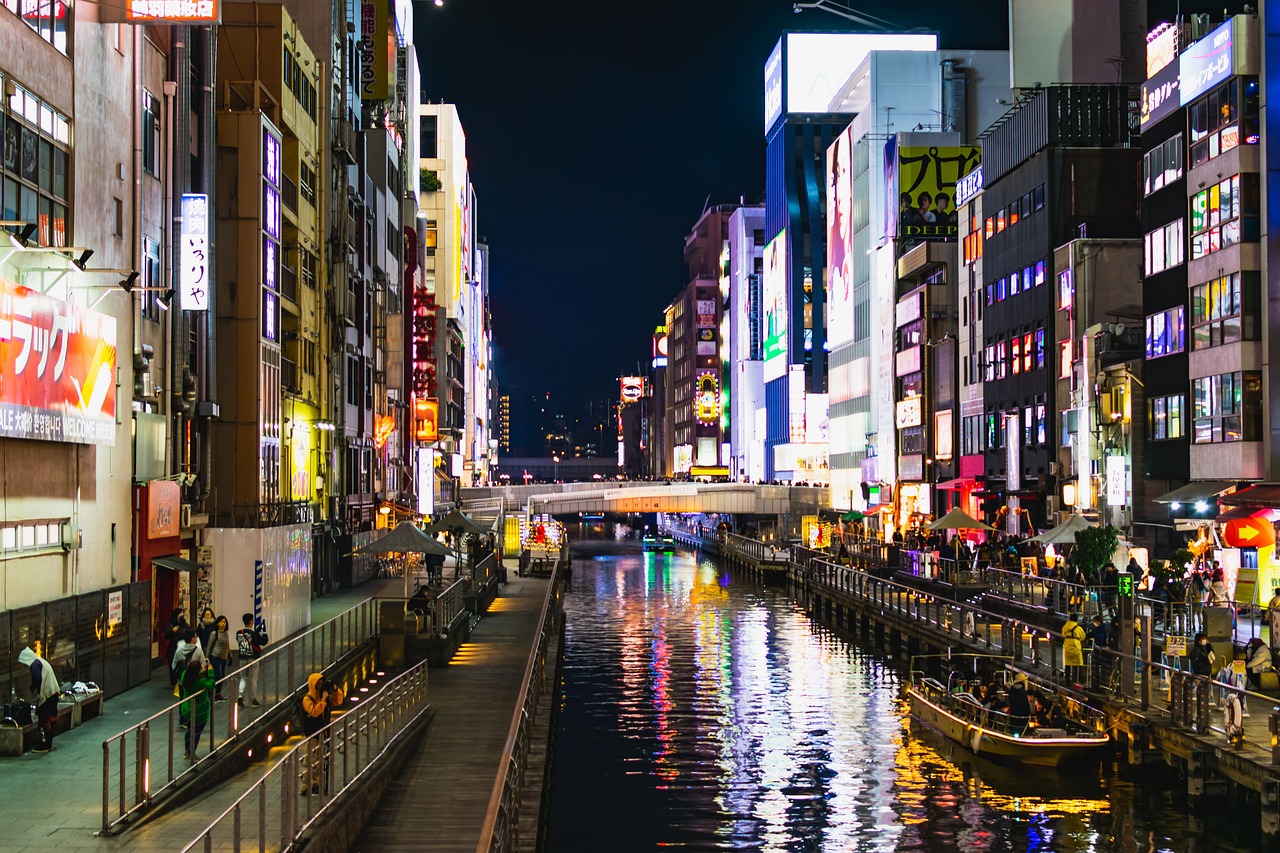 難波・道頓堀の夜景