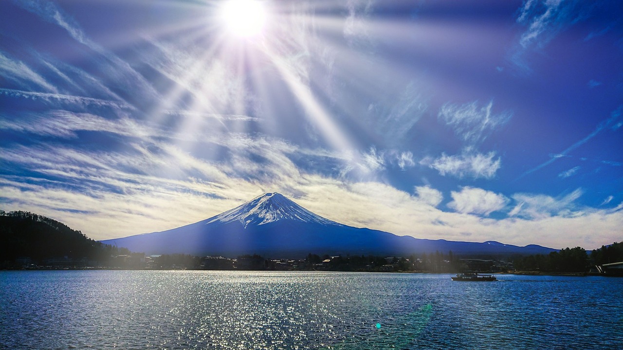 山梨・富士山の風景