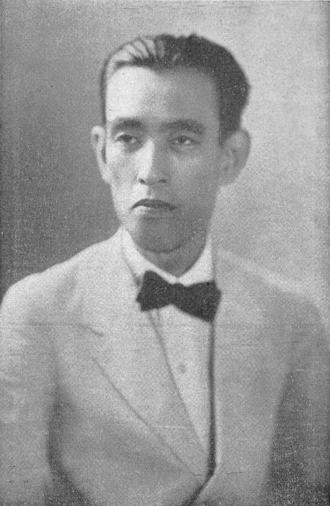 作家・永井荷風の肖像写真(1927年)