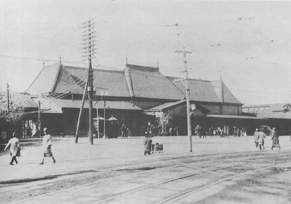 1919年ごろの岐阜駅
