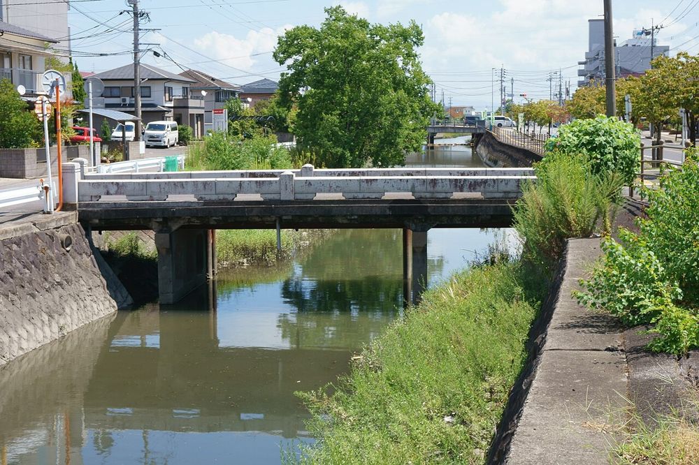 佐賀江に架かる今宿橋(佐賀市)