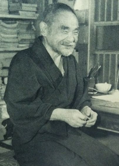 伊藤晴雨の肖像写真(『アサヒグラフ』1956年6月17日号)